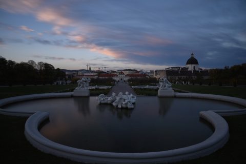 Sunset in Vienna