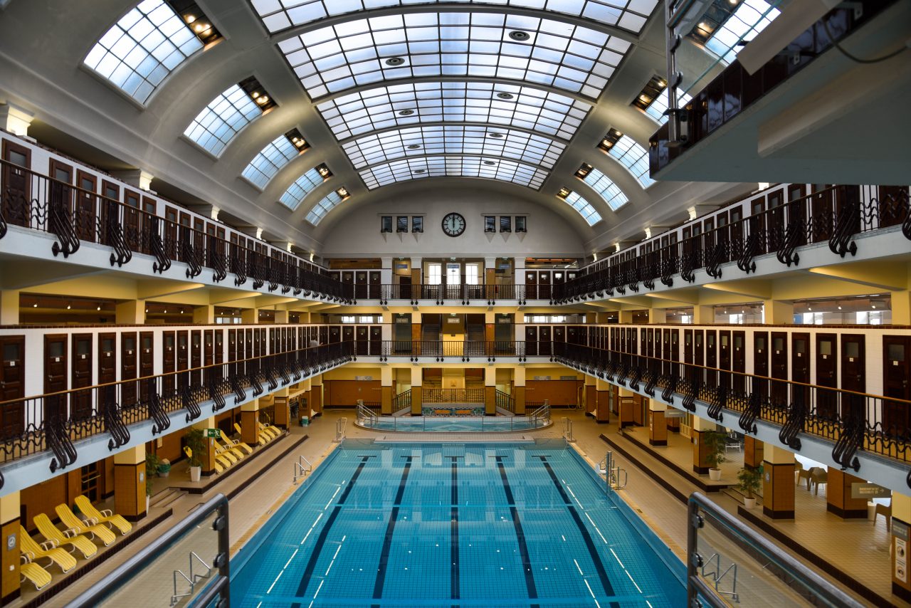 Amalienbad IV – Архитектура