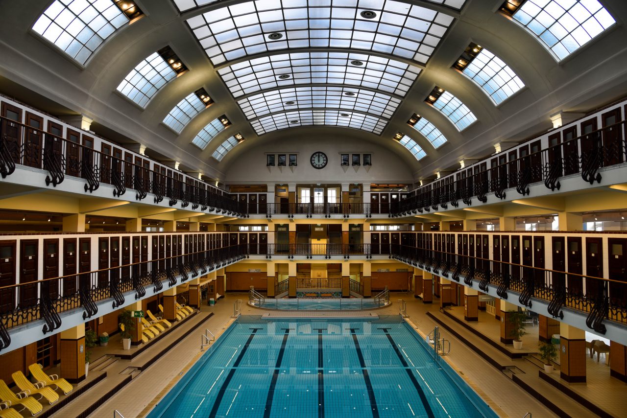 Amalienbad V – Архитектура